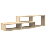 vidaXL SupportmuralpourTV 120x25x28 5cm Bois d'ingénierie