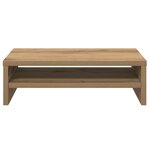vidaXL Support de moniteur chêne artisanal 42x24x13 cm bois ingénierie