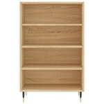 vidaXL Buffet haut chêne sonoma 57x35x90 cm bois d'ingénierie