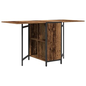 vidaXL Table à dîner 144 x 60 x 75 cm Bois d'ingénierie Bois ancien