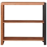 vidaXL Étagère Marron 80 x 30 x 75 cm Bois d'acacia massif