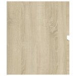 vidaXL Armoire d'évier Chêne sonoma 90x38 5x45 cm Bois d'ingénierie