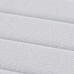 vidaXL Matelas avec Couche de Coco Blanc 70 x 140 cm Ressort ensaché