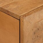 vidaXL Table basse avec stockage Marron clair 80 x 50 x 40 cm