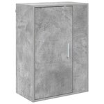 vidaXL Ensemble meuble TV 4 Pièces Gris béton Bois d'ingénierie