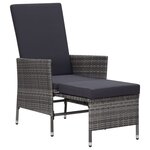 Salon de jardin meuble d'extérieur ensemble de mobilier 2 pièces avec coussins résine tressée gris 02_0015902