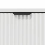 vidaXL Ensemble de mobilier de salle de bain avec tiroir 3 Pièces Blanc