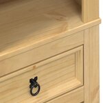 vidaXL Casier à vin Corona 56x35x134 5 cm bois massif de pin