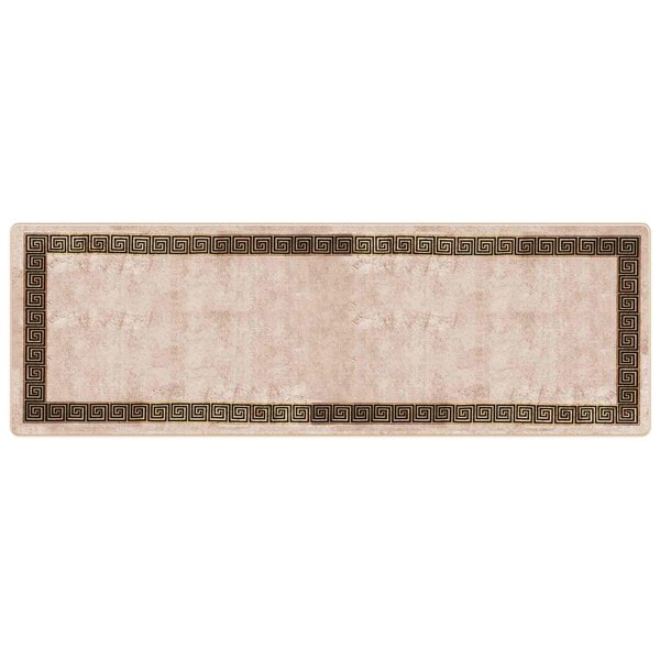 vidaXL Coureur de Tapis MARSA Noir 100 x 300 cm Polyester et PVC