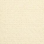 vidaXL Voile d'ombrage 160 g/m² Crème 3/4x3 m PEHD