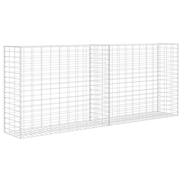 vidaXL Panier de gabion Acier inoxydable 85x30x200 cm