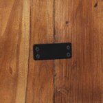 vidaXL Tête de lit multicolore 160 cm bois massif récupération