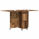 vidaXL Table à dîner 2 Pièces 140 x 80 x 77 cm Bois d'ingénierie