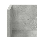 vidaXL Étagères murales 2Pièces gris béton 75x16 5x16 5cm bois ingénierie