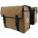 Willex sacoches de vélo tarpaulin 30 l marron