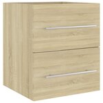 vidaXL Armoire d'évier Chêne sonoma 41x38 5x48 cm Bois d’ingénierie
