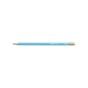 Crayon graphite STABILO pencil 160 bout gomme HB - bleu clair STABILO