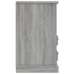 vidaXL Tables de chevet 2 Pièces sonoma gris 43x36x60 cm