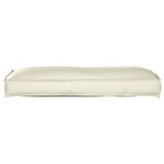 vidaXL Coussin pour dossier de palette Crème 120 x 40 x 12 cm