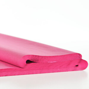 Papier de soie fuschia 75 x 50cm (Lot de 24 feuilles)