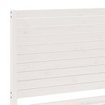 vidaXL Cadre de lit extra long sans matelas 140x220 cm bois massif