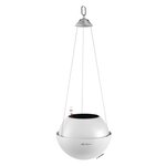 LECHUZA Jardinière suspendue BOLA Color 23 ALL-IN-ONE Blanc
