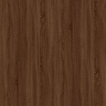 vidaXL Table d'appoint Chêne marron 40x40x35 cm Bois d'ingénierie