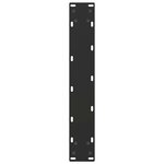 vidaXL Pieds de table de bar en U  2 pièces  noir  50 x (110-111) cm  acier