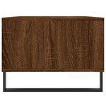 vidaXL Table basse Chêne marron 90x50x36 5 cm Bois d'ingénierie
