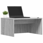 vidaXL Bureau mural Gris Sonoma 60 x 45 x 30 cm Bois d'ingénierie