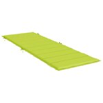 vidaXL Coussin de chaise longue vert vif 186x58x4 cm tissu oxford