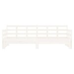 vidaXL Lit coulissant sans matelas blanc 2x(80x200)cm