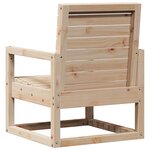 vidaXL Chaise de jardin 57 5x63x76 cm bois de pin massif