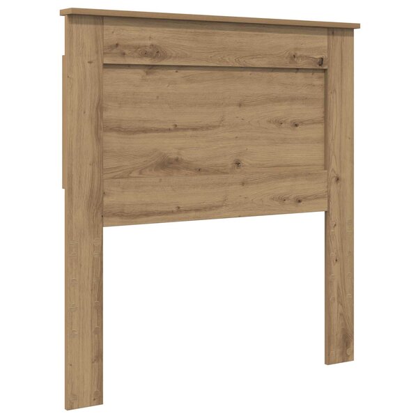 vidaXL Tête de lit Chêne artisanal 80 cm Bois d'ingénierie