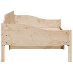 vidaXL Cadre de lit sans matelas 80x200 cm bois massif de pin