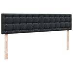 vidaXL Lit ottoman avec matelas & LED Noir 180x200cm similicuir