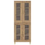 vidaXL Haut Armoire Chêne artisanal 69 5 x 34 x 180 cm