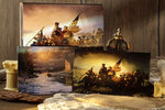 GEORGE WASHINGTON'S CROSSING OF THE DELAWARE RIVER By Emmanuel Leutze 1 Once Argent Monnaie 1000 Francs Cameroon 2025