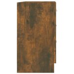 vidaXL Armoire de lavabo Chêne fumé 63x30x54 cm Bois d'ingénierie