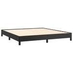 vidaXL Cadre de lit sans matelas noir 160x200 cm similicuir