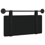 vidaXL Tête de lit suspendue Noir Simili cuir