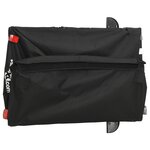 vidaXL Remorque de vélo noir 45 kg fer