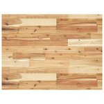 vidaXL Étagère de vasque murale acier et bois massif d'acacia