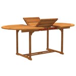 vidaXL Ensemble à manger de jardin 5Pièces bois d'acacia solide textilène