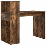 vidaXL Bureau Chêne fumé 108 x 55 x 103.5 cm Bois d'ingénierie