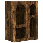 vidaXL Buffet Chêne fumé 59 x 35 x 80 5 cm Bois d'ingénierie