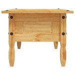 vidaXL Table basse Pin mexicain Gamme Corona 100 x 55 x 44 cm
