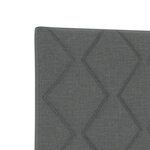 Tête de lit LED vidaXL Design Blocs en Diamant Gris Foncé 180 cm Tissu
