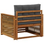 vidaXL Sofa de milieu extérieur Naturel