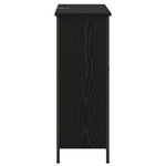 vidaXL Buffet Chêne noir 70 x 30 x 80 cm Bois d'ingénierie